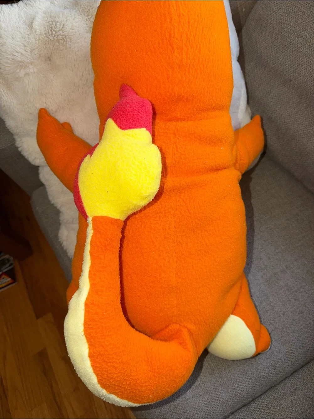 VTG 1990s Pokemon Plush SQUIRTLE  & Charmander Body Pillow Pal Cushion Cuddle